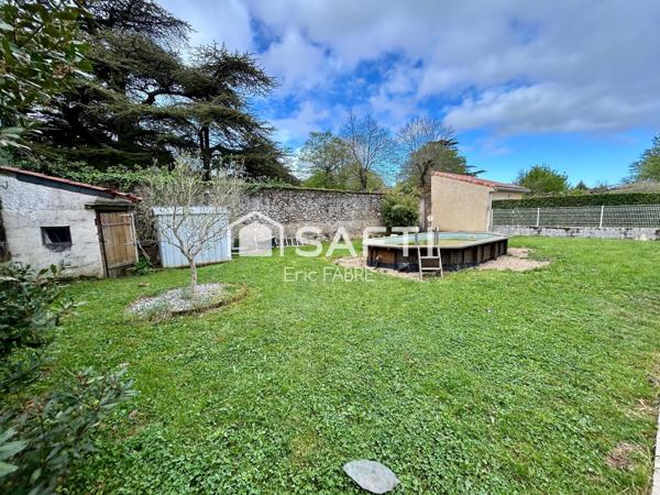 Maison 4 chambres plain-pied jardin garage piscine