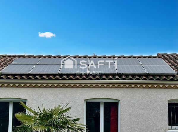 Maison 4 chambres plain-pied jardin garage piscine