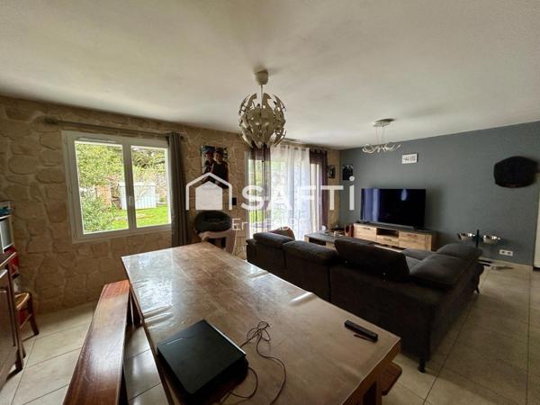 Maison 4 chambres plain-pied jardin garage piscine