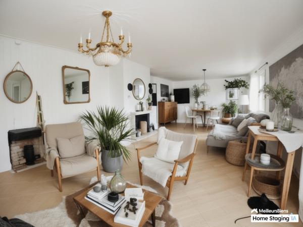 Pavillon de plain-pied intégral 2 chambres avec terrain de 480m2