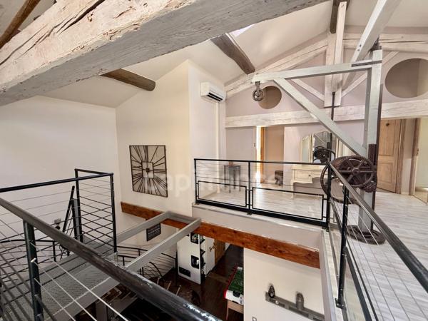 Loft exceptionnel 170m2 habitables 4 chambres, 1 garage et jardin à 20km de Carcassonne