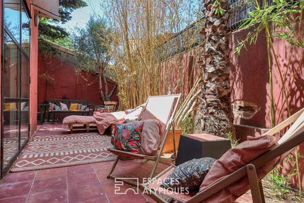 Loft en duplex avec patio