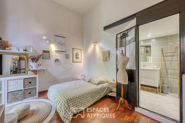 Loft en duplex avec patio