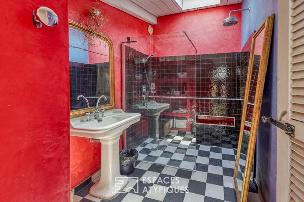 Loft en duplex avec patio