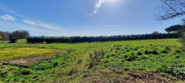 parcelle de terrain avec partie constructible