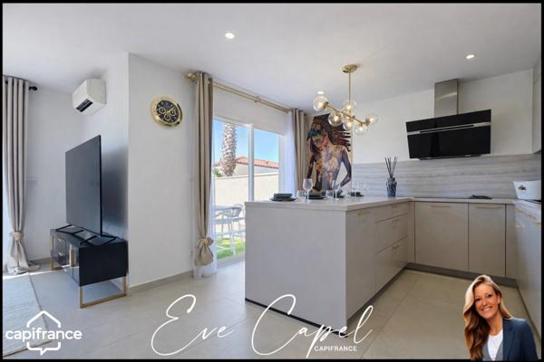 Maison à vendre 4 pièces LE GRAU D'AGDE (34), Villa entièrement rénovée, 3 chambres + Garage