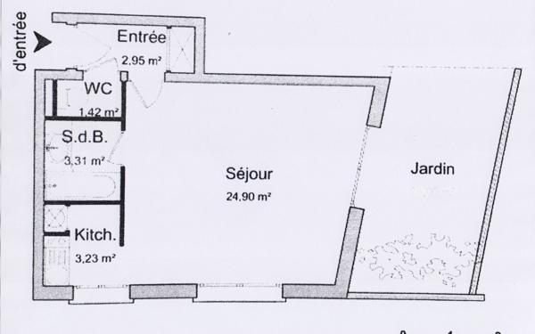 Appartement à vendre    1 pièce • 35,77 m2 Vincennes