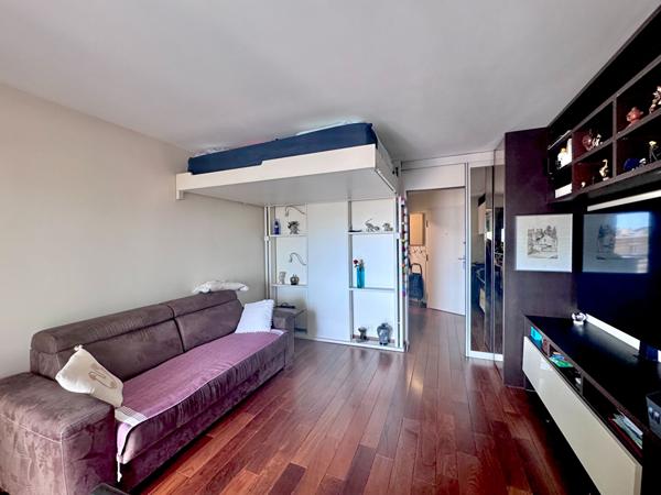 Magnifique studio climatisé avec balcon et vue Tour Eiffel