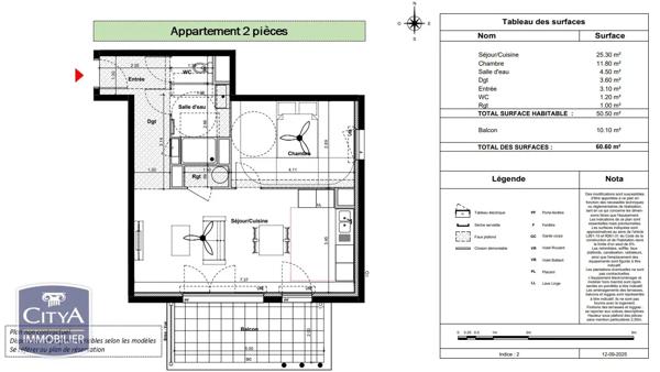 Appartement à vendre 2 pièces 41m² Salon-de-Provence (13300)