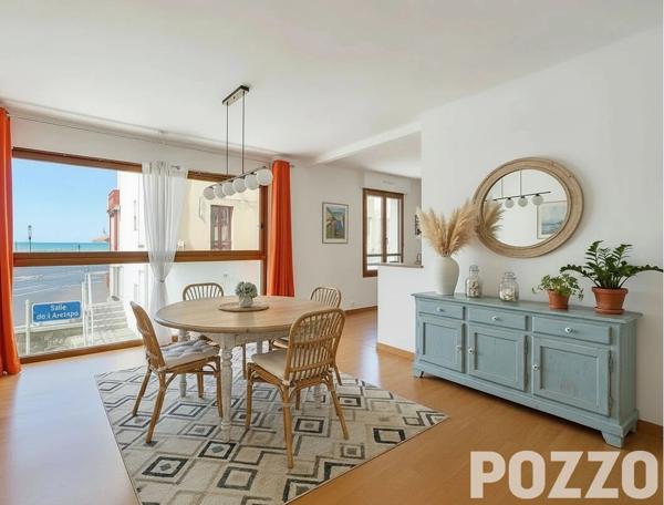 VUE MER FACE AU PLAT GOUSSET - Appartement 55m² avec ascenseur GRANVILLE