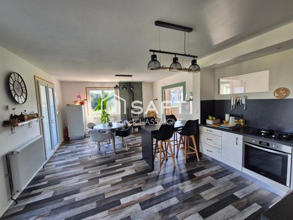 Ensemble immobilier avec terrain de 4188m²