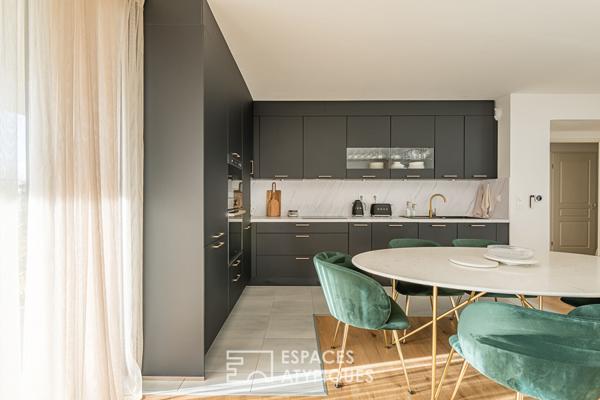 Appartement récent avec terrasse et vue sur le lac