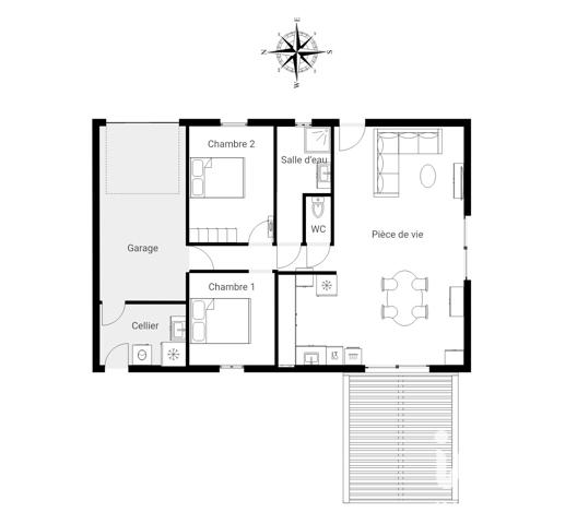 Maison à vendre 4 pièces 75 m² Aizenay