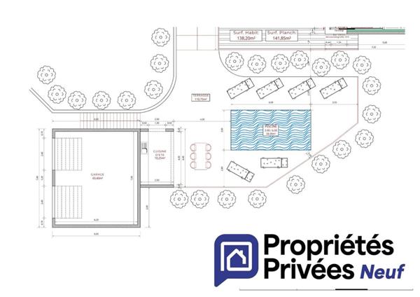 PROJET Maison Peyriac De Mer 6 pièce(s) 138.20 m2