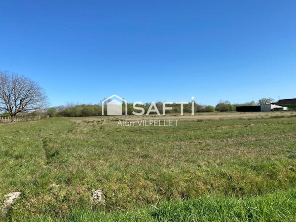 Terrain constructible à Mery-sur-Cher