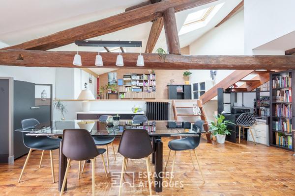 Maison fin XIXe au charme ancien et à l’agencement singulier