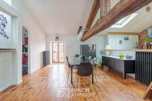 Maison fin XIXe au charme ancien et à l’agencement singulier