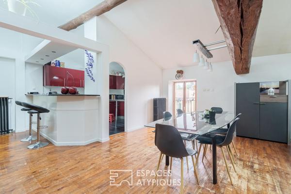 Maison fin XIXe au charme ancien et à l’agencement singulier