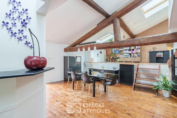 Maison fin XIXe au charme ancien et à l’agencement singulier