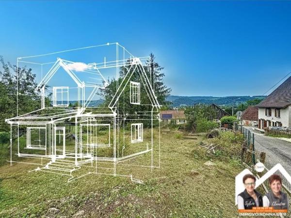 Rare, Terrain constructible de 260 m², emplacement privilégié sur les côteaux de St Laurent du Pont