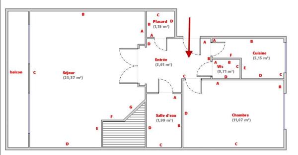 Appartement 2 pièces - 50 m² Exclusivité