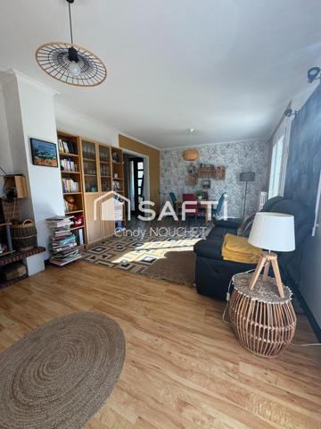 Maison coup de coeur : confort, espace, luminosité et tranquillité.