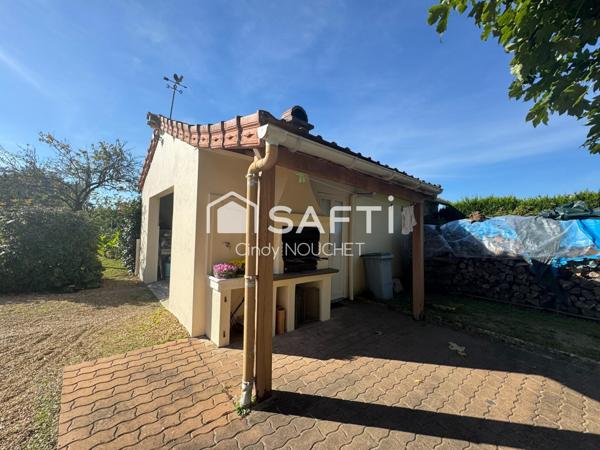 Maison coup de coeur : confort, espace, luminosité et tranquillité.