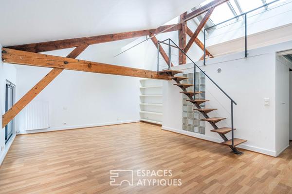 Duplex avec terrasse dans une ancienne imprimerie