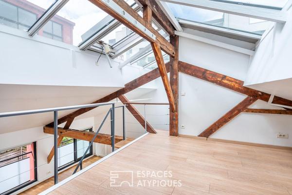 Duplex avec terrasse dans une ancienne imprimerie