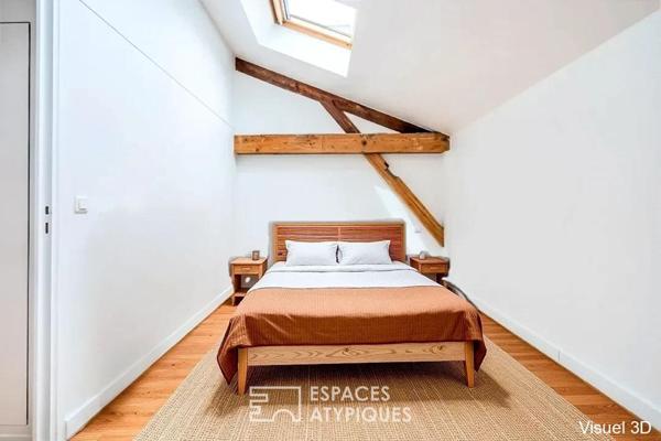 Duplex avec terrasse dans une ancienne imprimerie