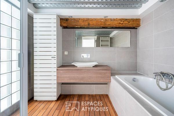 Duplex avec terrasse dans une ancienne imprimerie