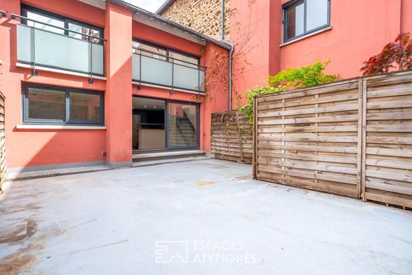 Duplex avec terrasse dans une ancienne imprimerie