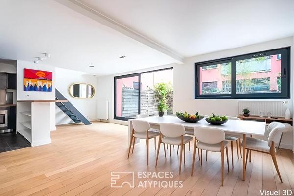 Duplex avec terrasse dans une ancienne imprimerie