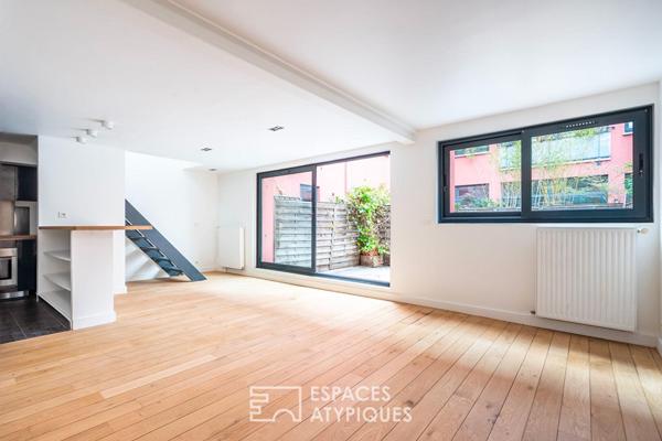 Duplex avec terrasse dans une ancienne imprimerie