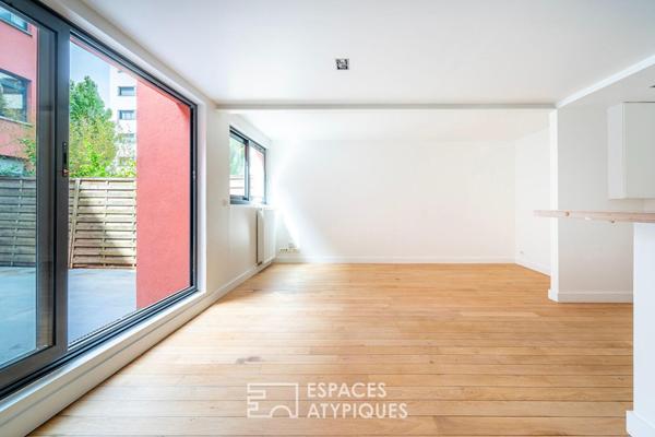 Duplex avec terrasse dans une ancienne imprimerie