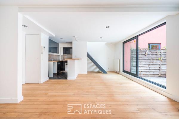 Duplex avec terrasse dans une ancienne imprimerie