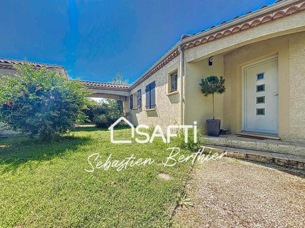 Villa Plain pied - 4 chambres - 5 min Lavaur – Garage et bureau- Piscinable