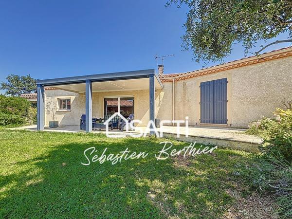 Villa Plain pied - 4 chambres - 5 min Lavaur – Garage et bureau- Piscinable