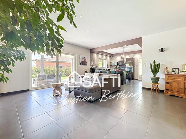 Villa Plain pied - 4 chambres - 5 min Lavaur – Garage et bureau- Piscinable
