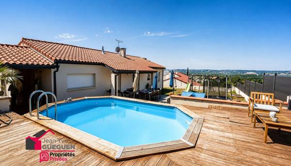 Maison familiale T5 avec bureau avec vue sur les Pyrénées