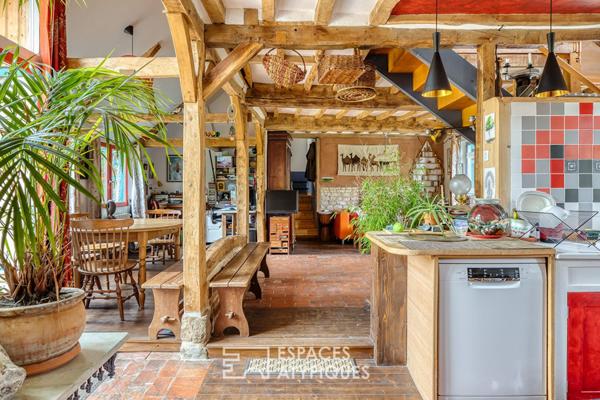 Une maison de campagne au coeur de la ville