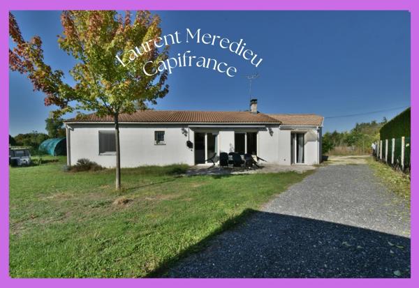 Maison de plain-pied 130 m² – 5 chambres – Secteur recherché et paisible