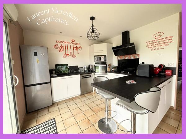 Maison de plain-pied 130 m² – 5 chambres – Secteur recherché et paisible