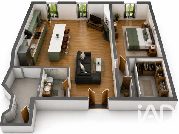 Appartement à vendre 2 pièces 65 m² Vichy