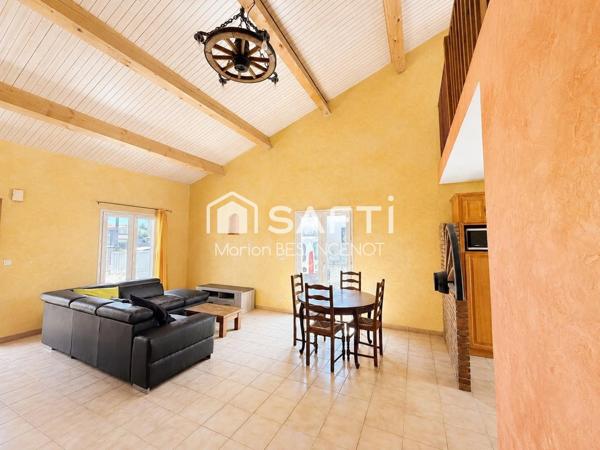 Maison T4 semi plain pied 92m² à rafraichir