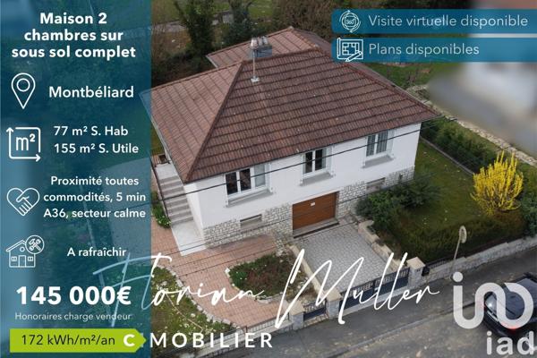 Maison 4 pièces de 77 m² à Montbéliard (25200)