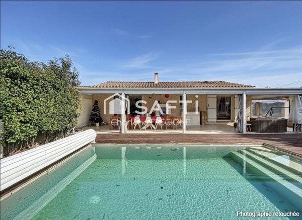 Lorgues – Maison de plain-pied à deux pas du centre : confort, charme et art de vivre