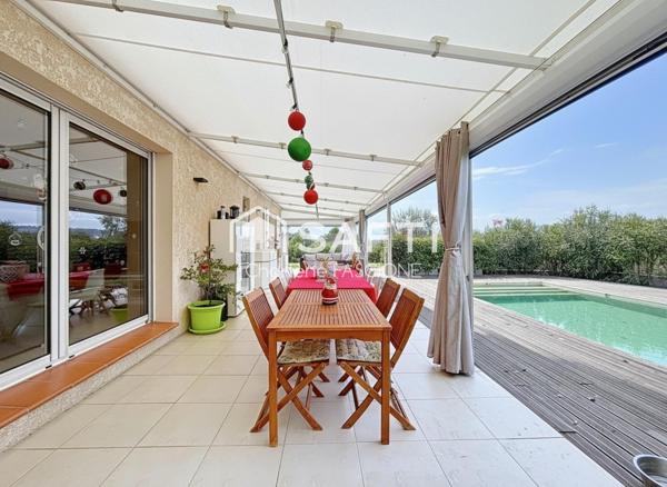 Lorgues – Maison de plain-pied à deux pas du centre : confort, charme et art de vivre