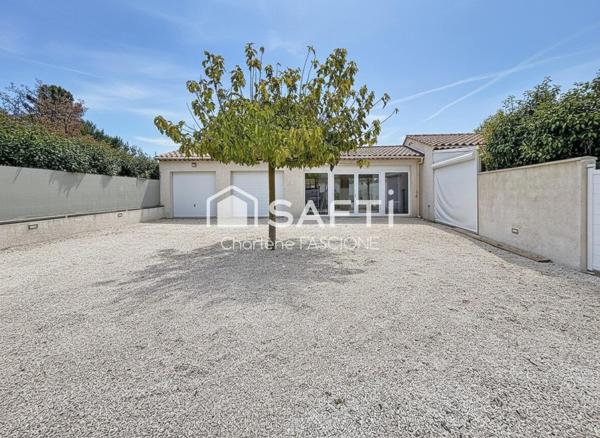 Lorgues – Maison de plain-pied à deux pas du centre : confort, charme et art de vivre