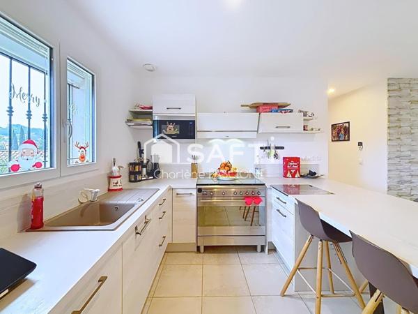 Lorgues – Maison de plain-pied à deux pas du centre : confort, charme et art de vivre